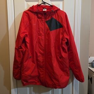 Nike Storm FIT Jacket Men’s Large Red Windbreaker